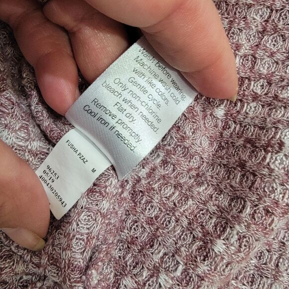 Sonoma Heather Red Cowl Neck Knit Top Size Medium see close photo for color - Picture 12 of 12